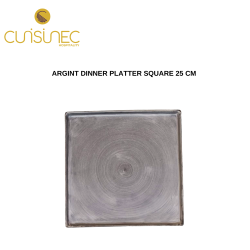 ARGINT DINNER PLATTER SQUARE 25 CM