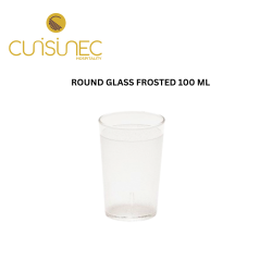 ROUND GLASS FROSTED 100 ML