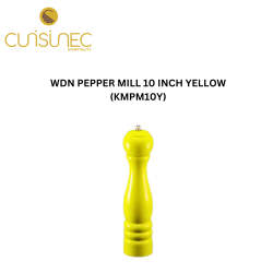 CUI WDN PEPPER MILL 10" YELLOW KIN