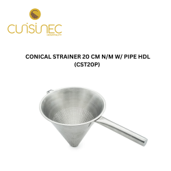 CONICAL STRAINER 20CM N/M W/ PIPE HANDLE