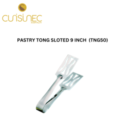 PASTRY TONG SLOTED 9"