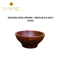 SERVING BOWL BROWN - MEDIUM 8.8 INCH