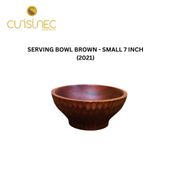 SERVING BOWL BROWN - SMALL 7 INCH