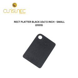 RECTANGLE PLATTER BLACK 10x7.5" INCH - SMALL