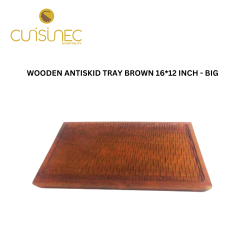 WDN ANTISKID TRAY BROWN 16x12 INCH - BIG