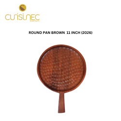 ROUND PAN BROWN 11" INCH