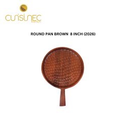 ROUND PAN BROWN 8" INCH