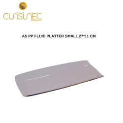 AS PP FLUID PLATTER SMALL 27*11 CM