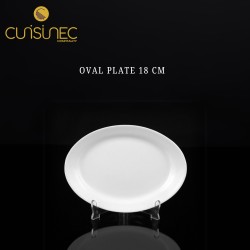 OVAL PLATE 18 CM