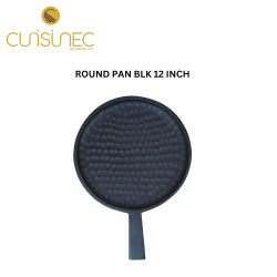 ROUND PAN BLK 12" INCH