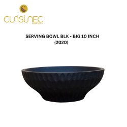 SERVING BOWL BLK - BIG 10 INCH