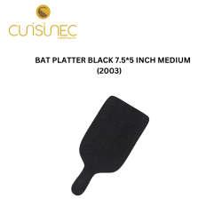 BAT PLATTER BLACK 7.5x5 INCH - MEDIUM