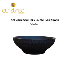 SERVING BOWL BLK - MEDIUM 8.7 INCH