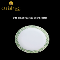 URMI DINNER PLATE 27 CM W/G