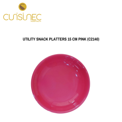 UTILITY SNACK PLATTERS 15 CM PINK
