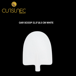 OAR SCOOP 21.5*16.5 CM WHITE