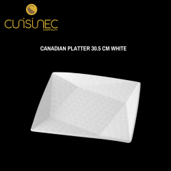 CANADIAN PLATTER 30.5 CM WHITE