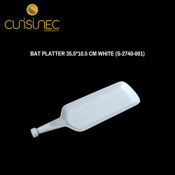 BAT PLATTER 35.5*10.5 CM WHITE