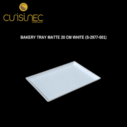 BAKERY TRAY MATTE 20 CM WHITE