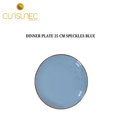 DINNER PLATE 25 CM SPECKLES BLUE