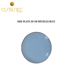 SIDE PLATE 20 CM SPECKLES BLUE