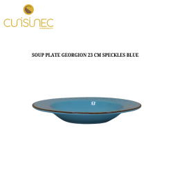 SOUP PLATE GEORGION 23 CM SPECKLES BLUE