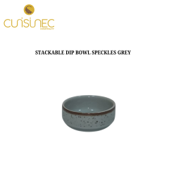 STACKABLE DIP BOWL SPECKLES GREY