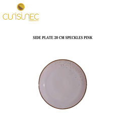 SIDE PLATE 20 CM SPECKLES PINK