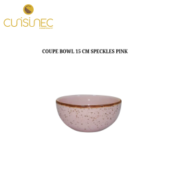 COUPE BOWL 15 CM SPECKLES PINK