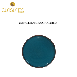 VERTICLE PLATE 26 CM TEALGREEN