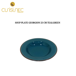 SOUP PLATE GEORGION 23 CM TEALGREEN