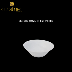 VEGGIE BOWL 13 CM WHITE