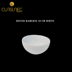 ROUND RAMEKIN 10 CM WHITE