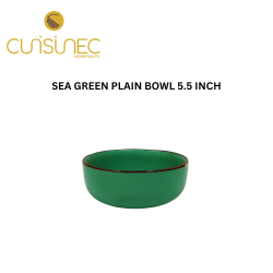 SEA GREEN PLAIN BOWL 5.5 INCH