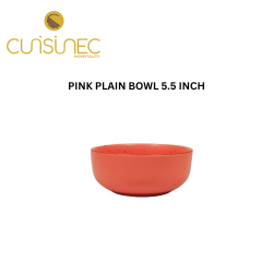 PINK PLAIN BOWL 5.5 INCH