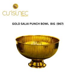 GOLD SALAI PUNCH BOWL BIG (967)