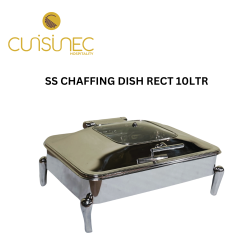 SS CHAFFING DISH RECT 10 LTR