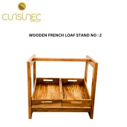 WOODEN FRENCH LOAF STAND NO : 2