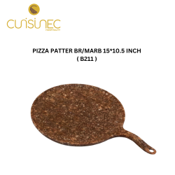 B211 PIZZA PATTER BR/MARB 15*10.5 INCH