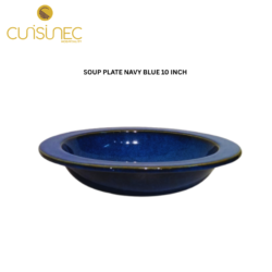 SOUP PLATE NAVY BLUE 10 INCH