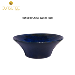 CONE BOWL NAVY BLUE 7.5 INCH