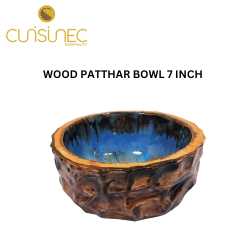 WOOD PATTHAR BOWL 7 INCH