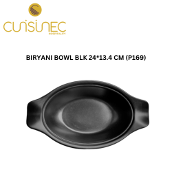 BIRYANI BOWL BLACK 24*13.4 CM (P169)