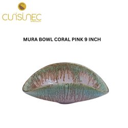 MURA BOWL CORAL PINK 9 INCH