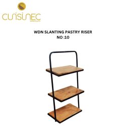 WOODEN SLANTING PASTRY RISER NO :10