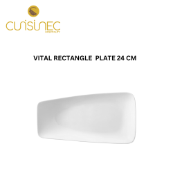 VITAL RECTANGLE PLATE 24 CM