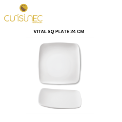 VITAL SQ PLATE 24 CM