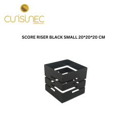 SCORE RISER BLACK SMALL 20*20*20 CM