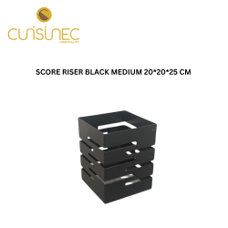 SCORE RISER BLACK MEDIUM 20*20*25 CM