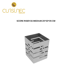 SCORE RISER SS MEDIUM 20*20*25 CM